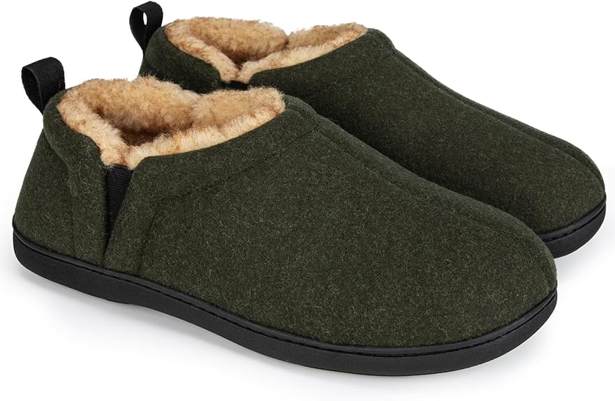 Comfortabele heren pantoffels Noah, warme en antislip binnenhuis schoenen.