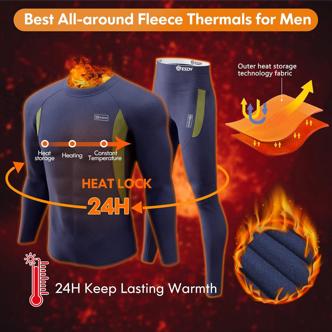 Heren thermokleding: een complete set voor winterse omstandigheden.
