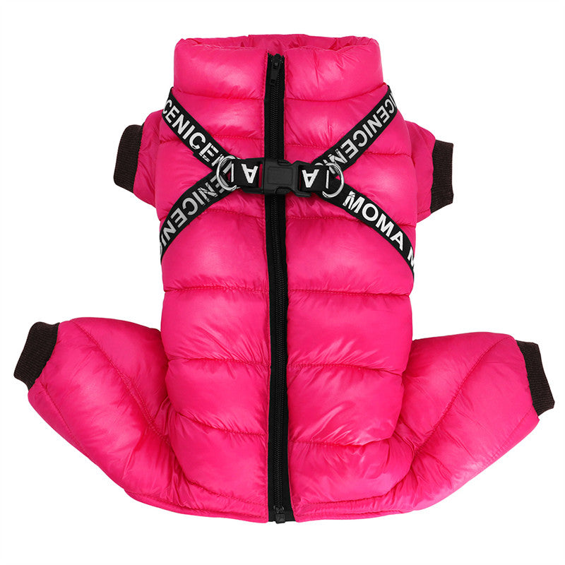 Comfortabele ArcticPaws jasje hond, met hoge kraag voor extra warmte en verstelbare sluitingen voor pasvorm.