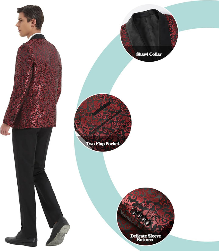 Gala kostuum 'Leon' van duurzame polyester-viscose, voor langdurig draagplezier.