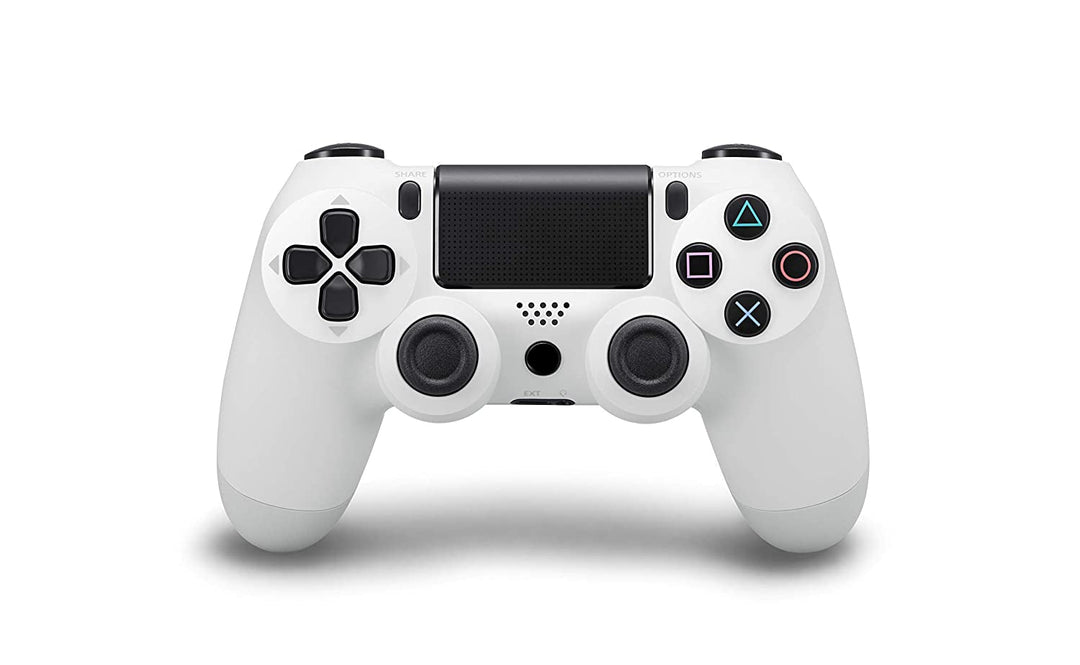 Vooraanzicht van de universele draadloze gamecontroller, klaar voor PS4 en PC gaming avonturen.