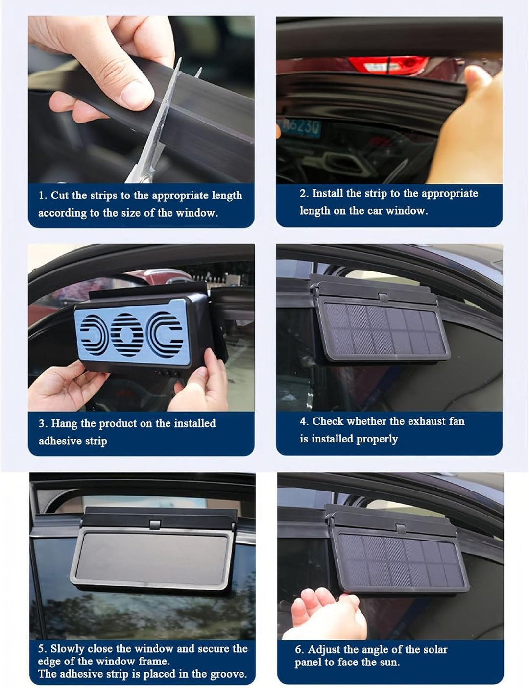 Must-have autoaccessoire voor de zomer: deze zonneventilator houdt uw auto koel met frisse lucht.