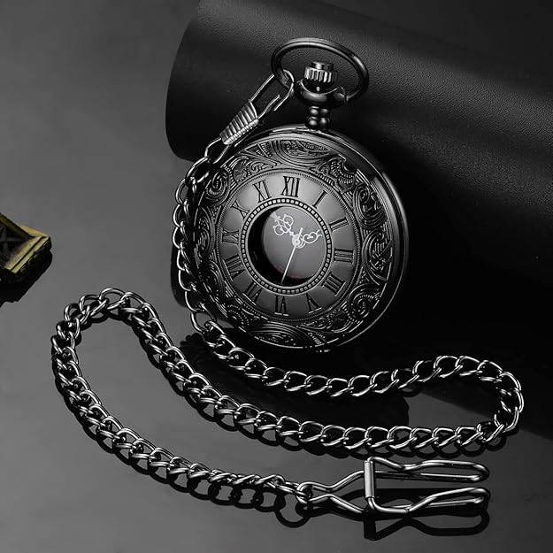 Oud bronskleurig zakhorloge, perfect heren geschenk, vintage accessoire.