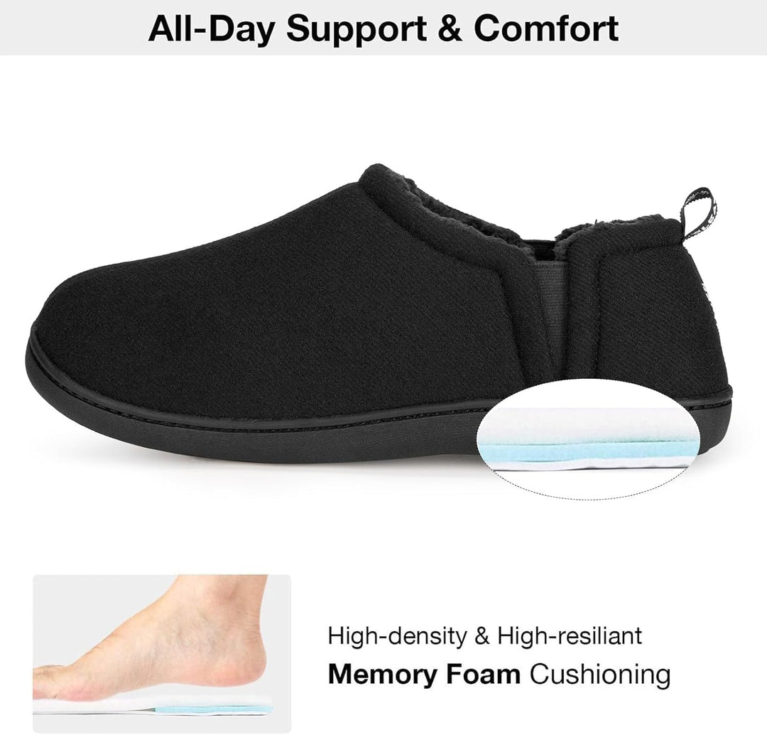 Casual Noah heren pantoffels, warme en comfortabele huispantoffels.