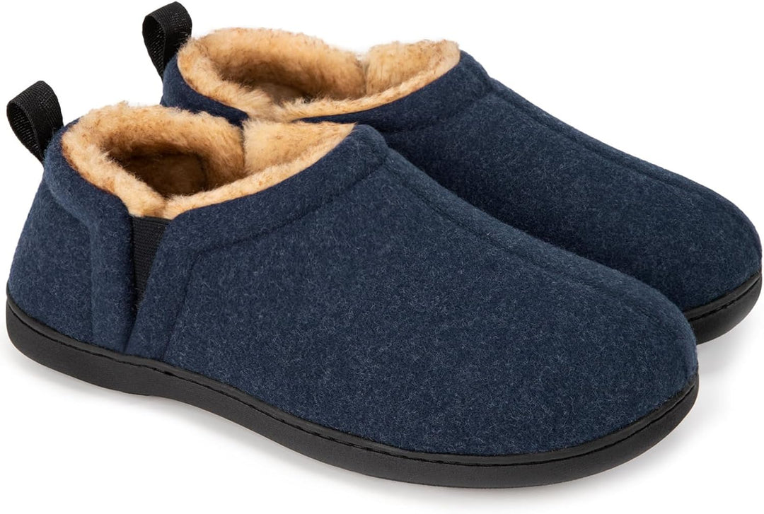 Noah heren warme winter pantoffels, zacht en perfect als huispantoffels.