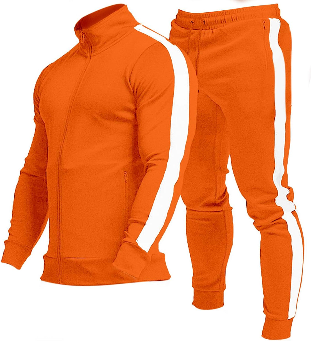 Modern heren trainingspak Logan: stijlvol & comfortabel, perfect voor sport en casual draag.