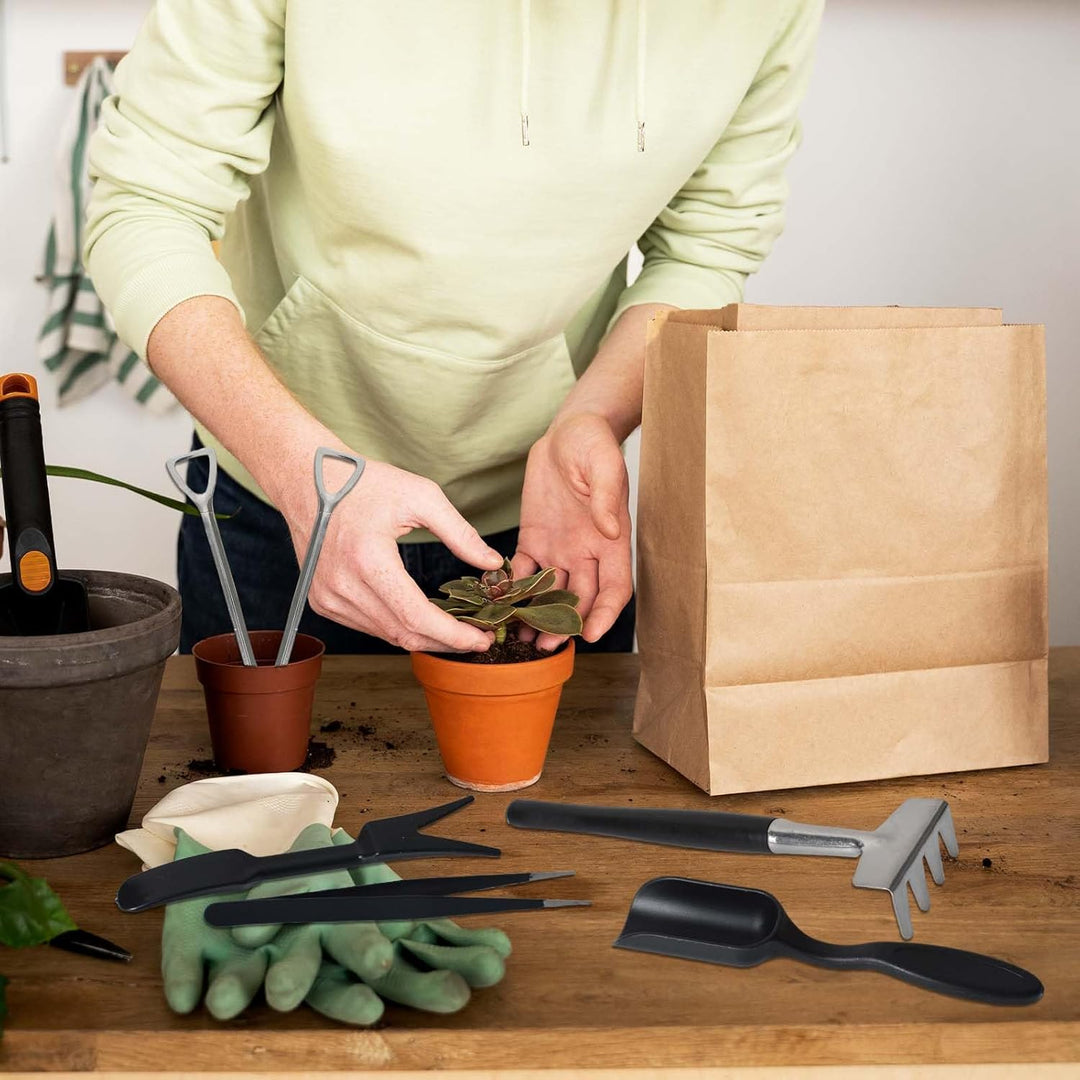 Multifunctionele 12-in-1 vetplantgereedschapset voor nauwkeurig binnentuinieren van cactussen en succulenten.
