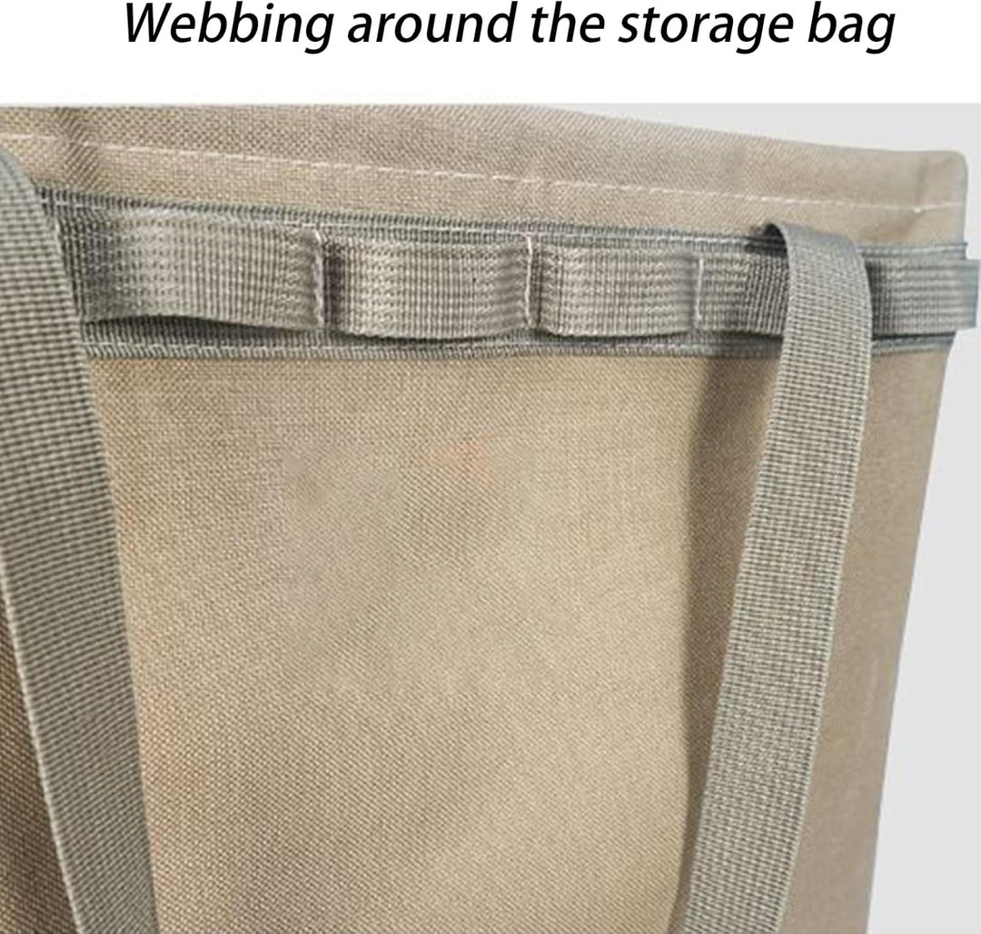 Stevige oxfordstof opbergtas, waterdicht en veelzijdig voor kamperen, reizen en outdoor gebruik.