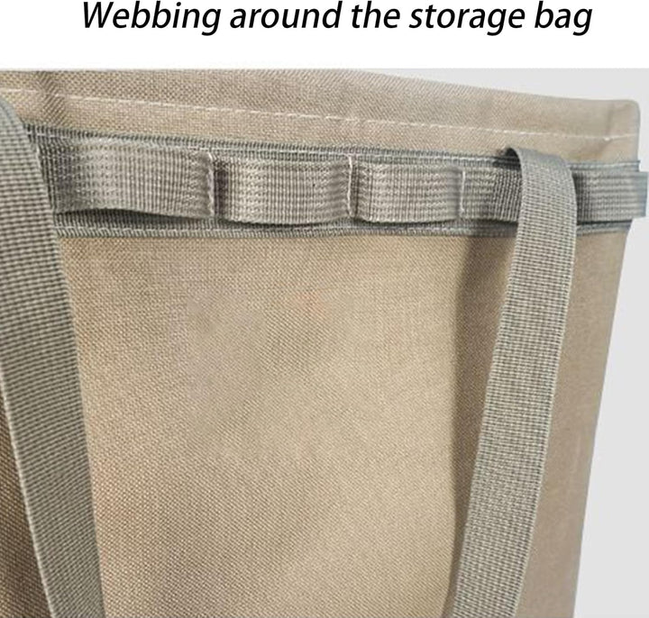 Stevige oxfordstof opbergtas, waterdicht en veelzijdig voor kamperen, reizen en outdoor gebruik.
