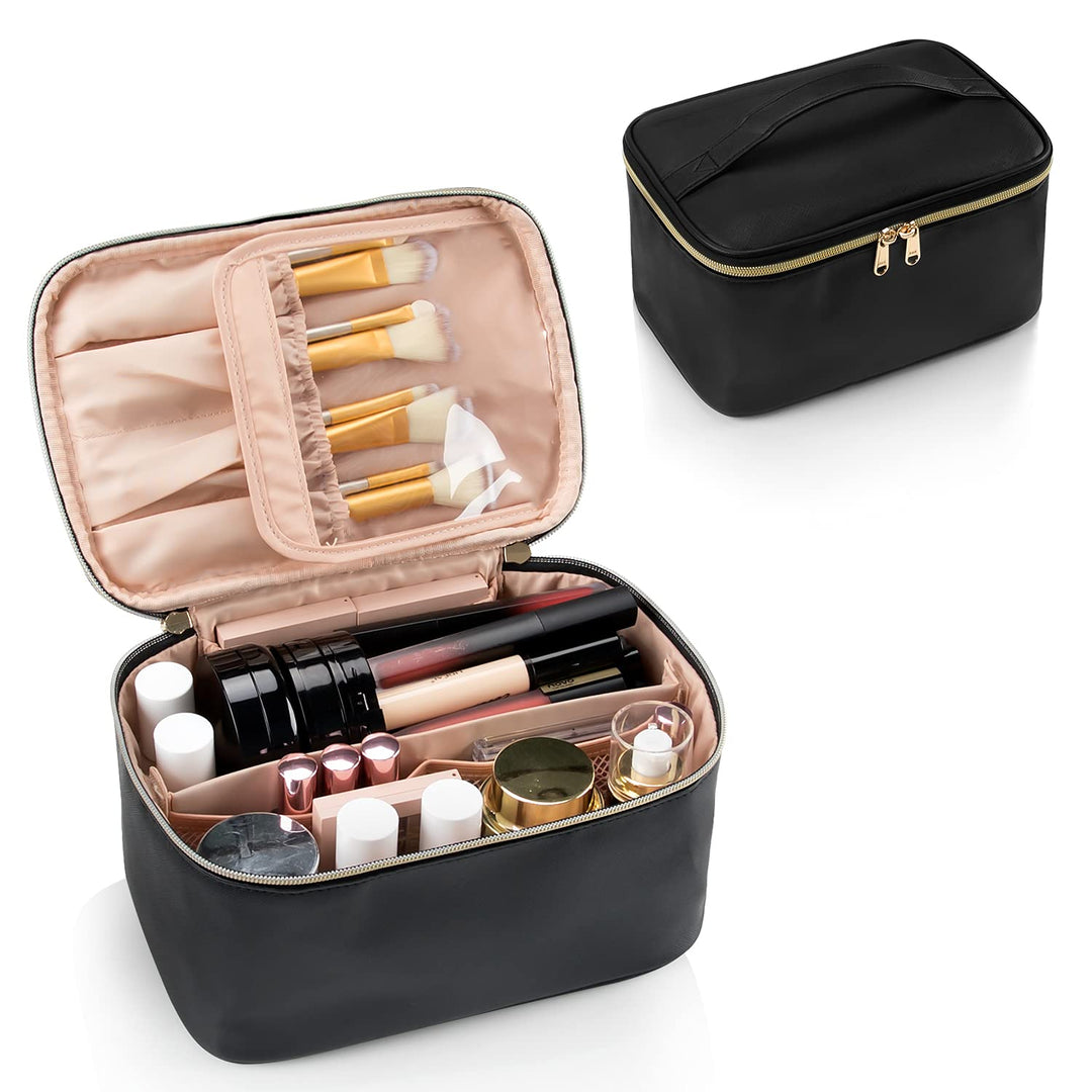 Multifunctionele make-up organizer, ideaal voor zowel thuis als op reis met al je beauty.