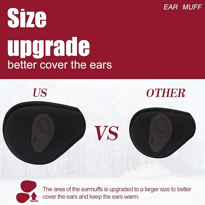 Unisex fleece oorwarmers; veelzijdig accessoire voor winterkleding en koudebescherming.