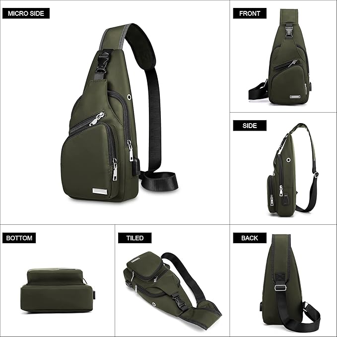 Sportieve waterdichte WaveSling tas, perfect voor gym, hardlopen of een snelle workout.