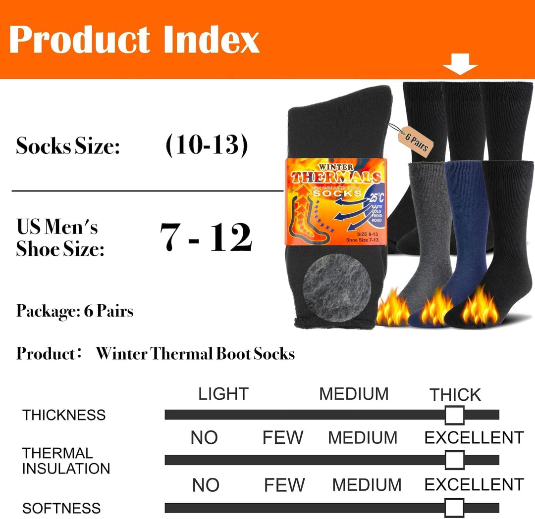 Heren en dames thermische winter bootsokken van HeatGrip. Dikke, warme sokken met isolatie perfect voor de kou.