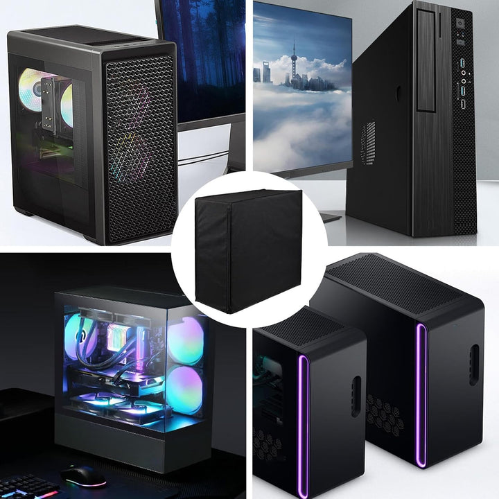 Robuuste waterdichte stofhoes voor CPU, met ritsen; garandeert een schone en stofvrije PC.