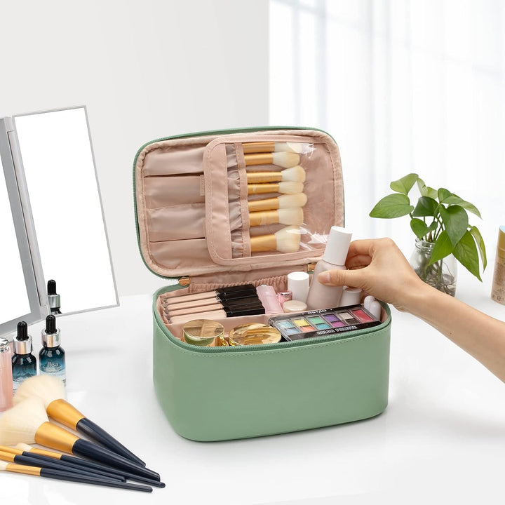 Sterke make-up opbergtas, beschermt je cosmetica tijdens het reizen.