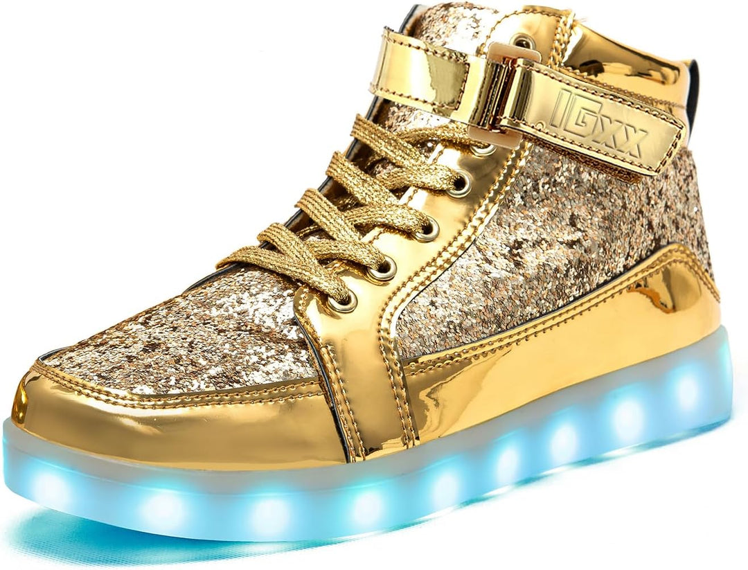 LumaBoost lichtgevende sneakers, comfortabel en oplaadbaar, voor een unieke vrijetijdsbeleving.