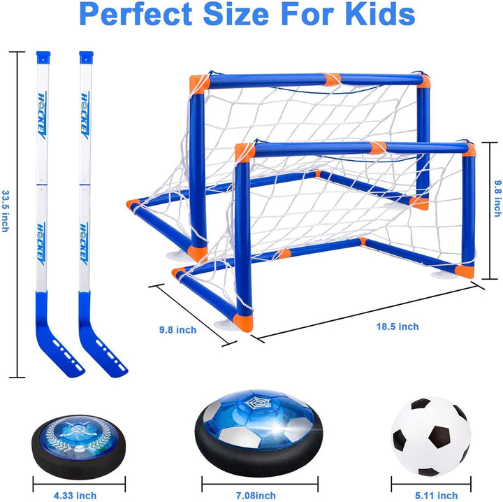 De 3-in-1 Hover Sport Set in aantrekkelijke verpakking, een perfect cadeau voor actieve kinderen die van sport houden.