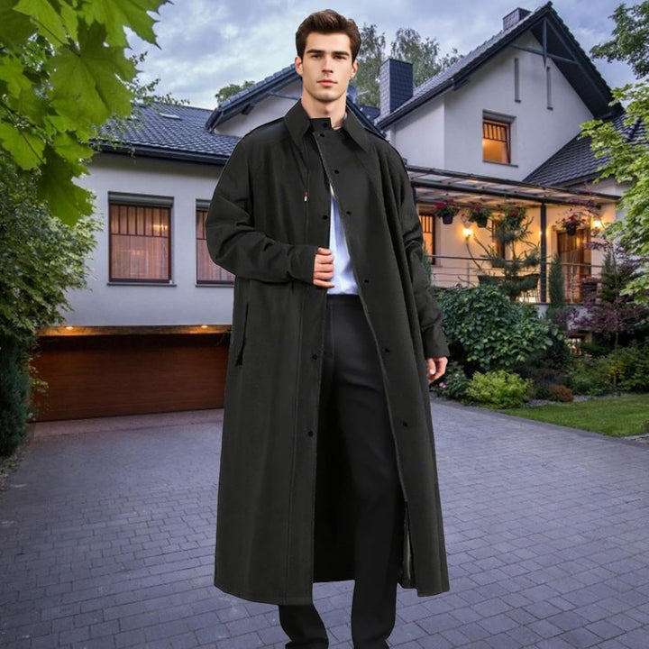 Comfortabele lange regenjas voor heren en dames, alleweer bescherming voor buitenactiviteiten.