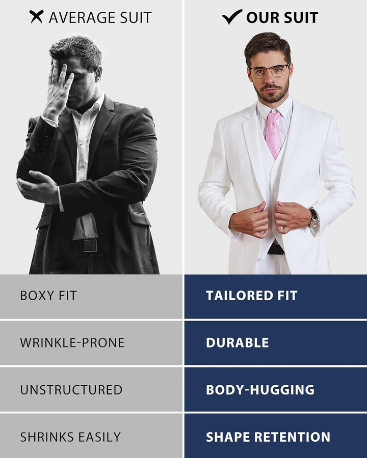 Comfortabel tweedelig pak Ralph met colbert en pantalon, ideaal voor de moderne man.