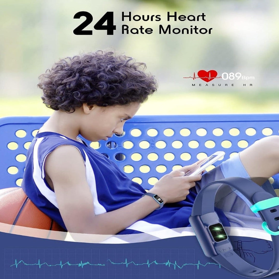 Veilige kinder smartwatch met GPS en SOS-functie, gemoedsrust voor ouders en kind.