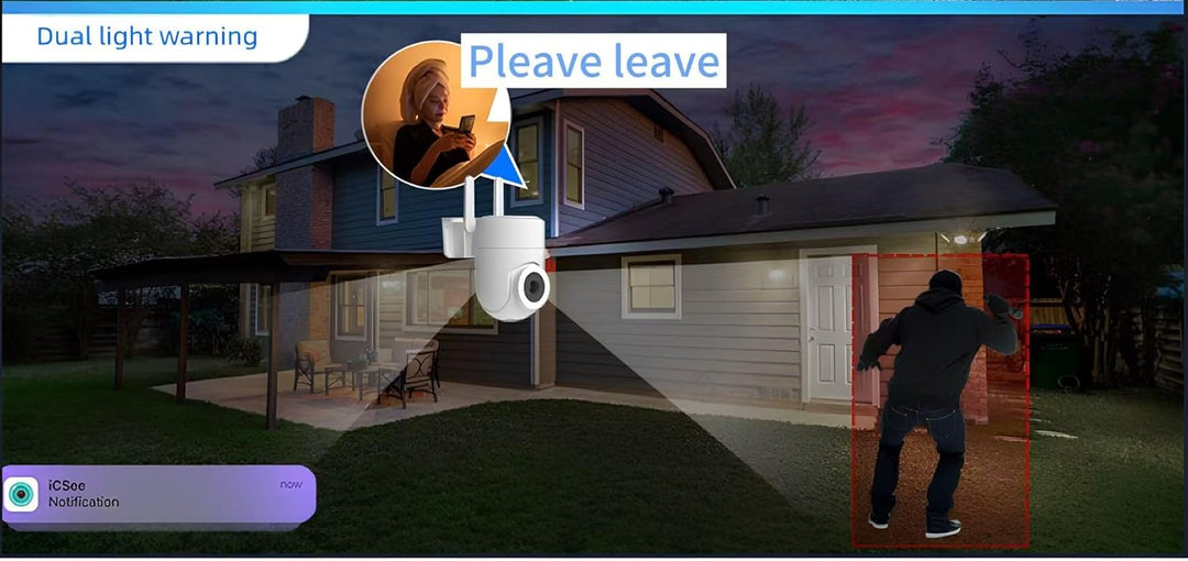 Compacte 2K binnenbeveiligingscamera met wifi en 355° panoramisch zicht voor discrete huisbewaking.