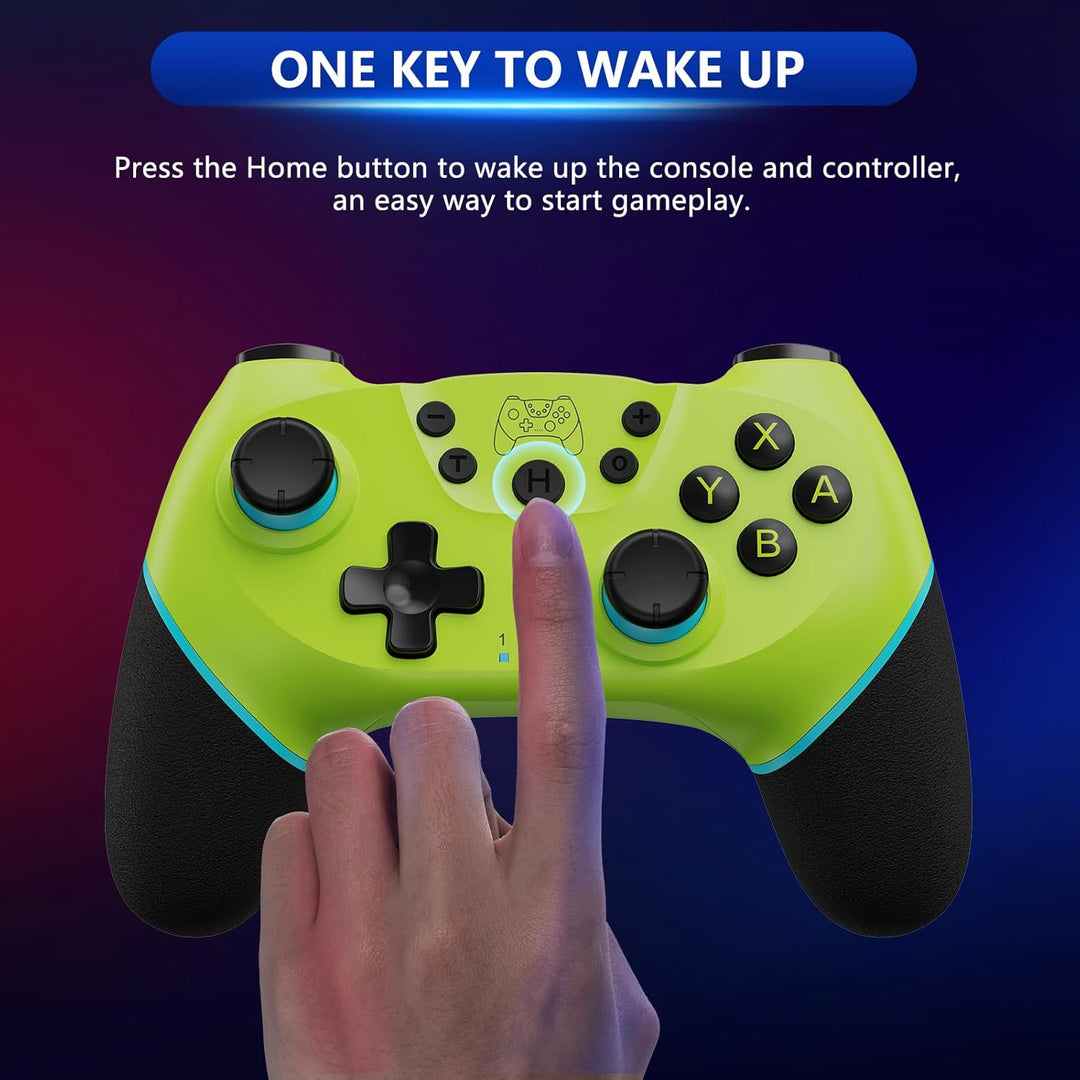 Switch gaming accessoire: draadloze controller met Hall Effect joysticks, turbo en robuust design.