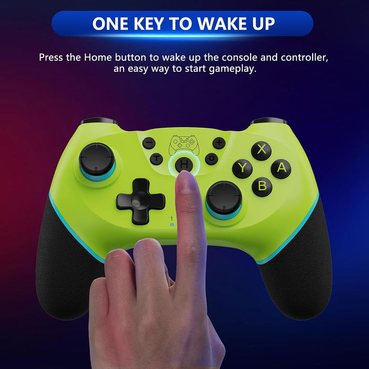 Switch gaming accessoire: draadloze controller met Hall Effect joysticks, turbo en robuust design.