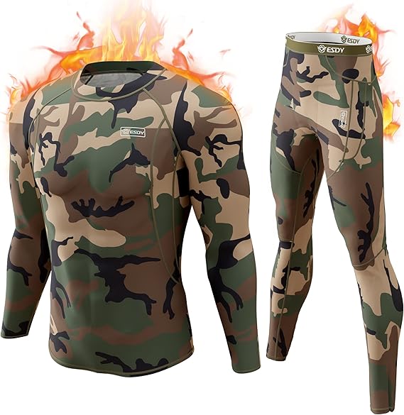 Ademende thermische basislaag set, ideaal voor gelaagde kleding.