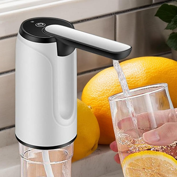 Hydravo automatische waterpomp voor waterfles, maakt hydrateren onderweg eenvoudig en stijlvol.