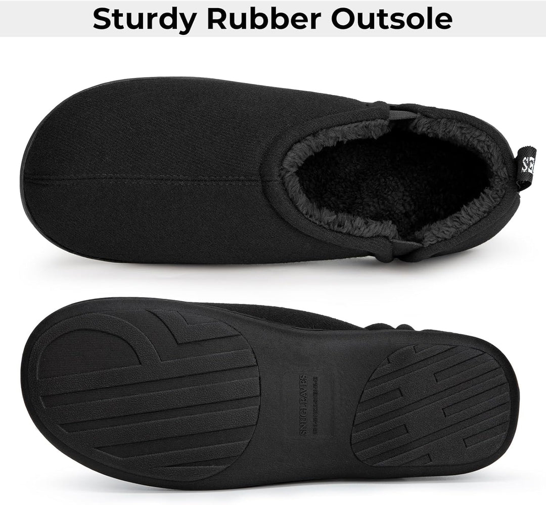 Antislip heren pantoffels Noah, warm en zacht voor de wintermaanden.