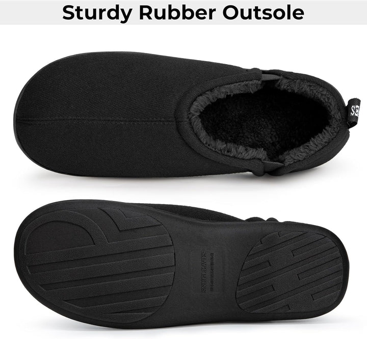 Antislip heren pantoffels Noah, warm en zacht voor de wintermaanden.