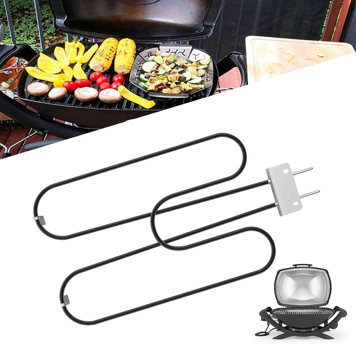 Krachtige 2200W RVS verwarmingsspiraal voor snelle opwarming van elektrische BBQ. Ideaal voor buiten.