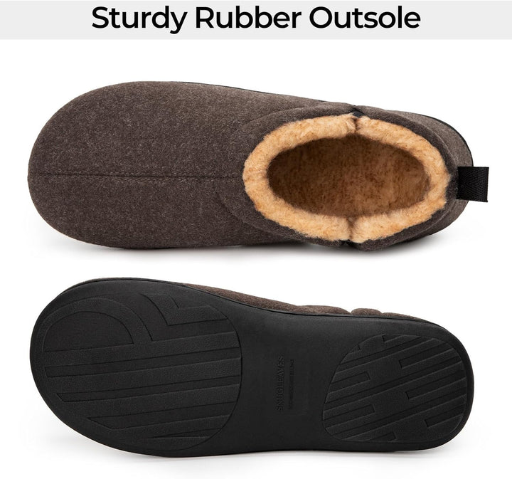 Noah heren binnenhuis schoenen, zacht, warm en comfortabel voor alle dagen.