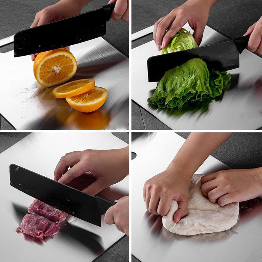 Ultieme hygiëne en duurzaamheid met deze verstevigde anti-schimmel snijplank voor uw keuken.