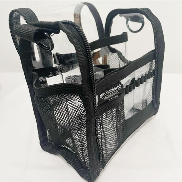 Grote waterdichte PVC make-up tas voor badkamer organisatie en cosmetica opslag thuis.