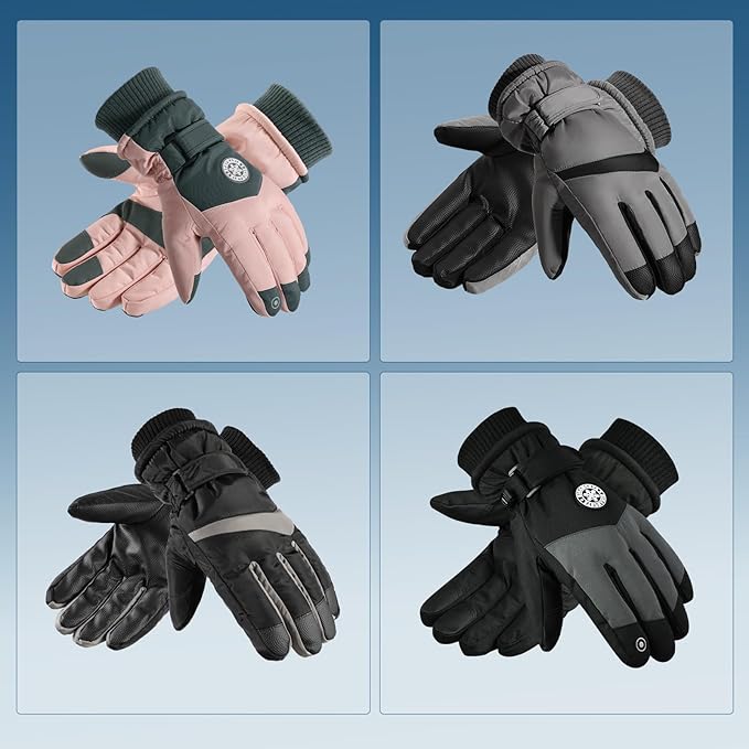 Comfortabele unisex winterhandschoenen die warmte bieden en touchscreen functionaliteit in de kou.