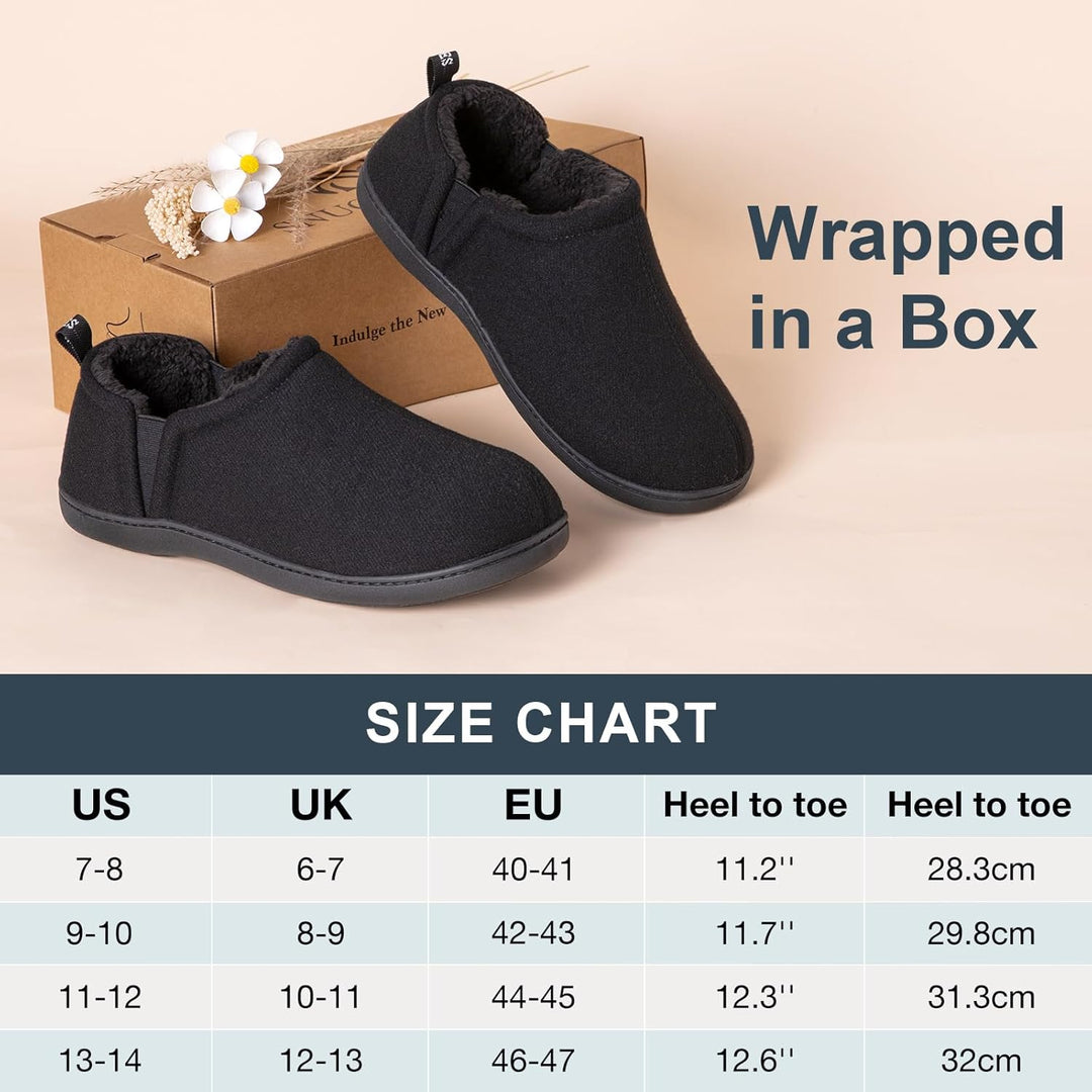 Heren winterpantoffel Noah, een warme en zachte keuze voor thuis.