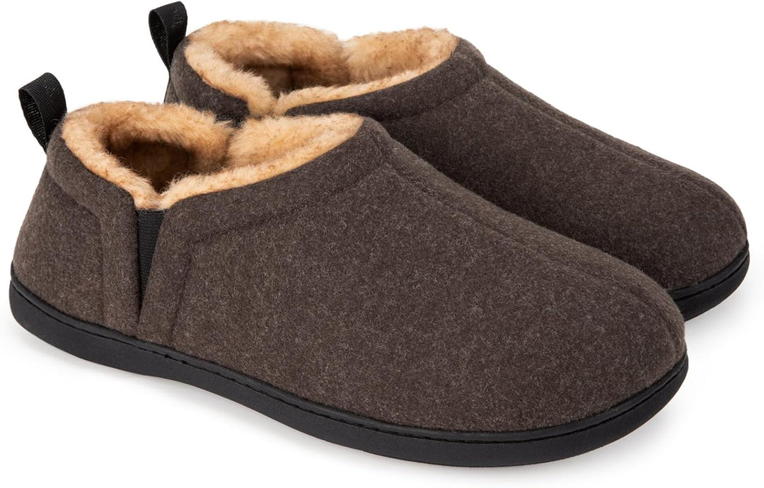 Noah: de warme en comfortabele heren winterpantoffels met zachte voering.