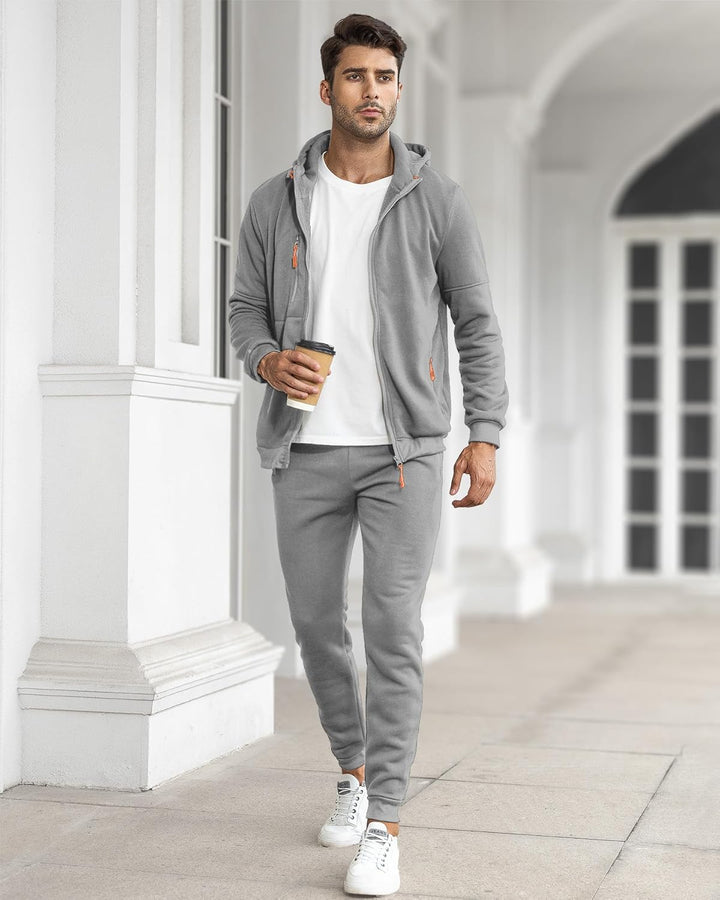 Veelzijdig Jamie heren trainingspak, comfortabel voor sport, lounge en casual mode.