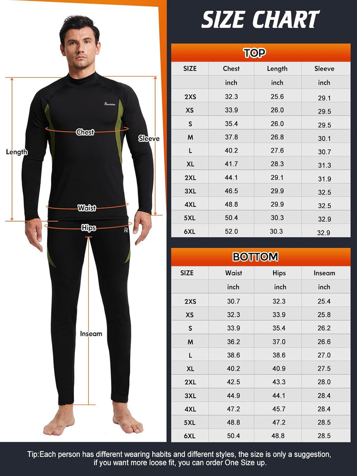 Ultieme warmte en isolatie met deze thermische set voor heren.