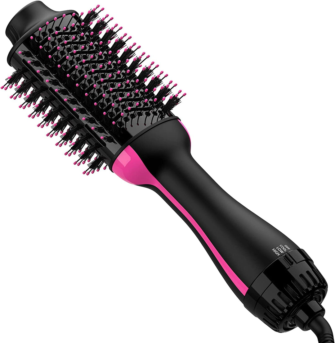 Unisex 4-in-1 haardroger & volumizer voor snel drogen, stylen en borstelen, geschikt voor elk haartype.