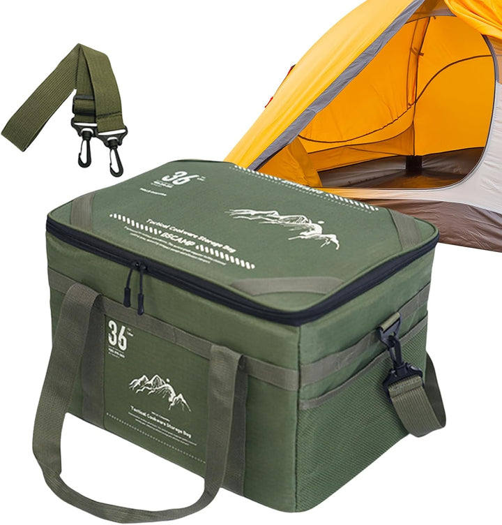 Grote waterdichte duffeltas met unieke afneembare tafel, ideaal voor camping en wandelen.