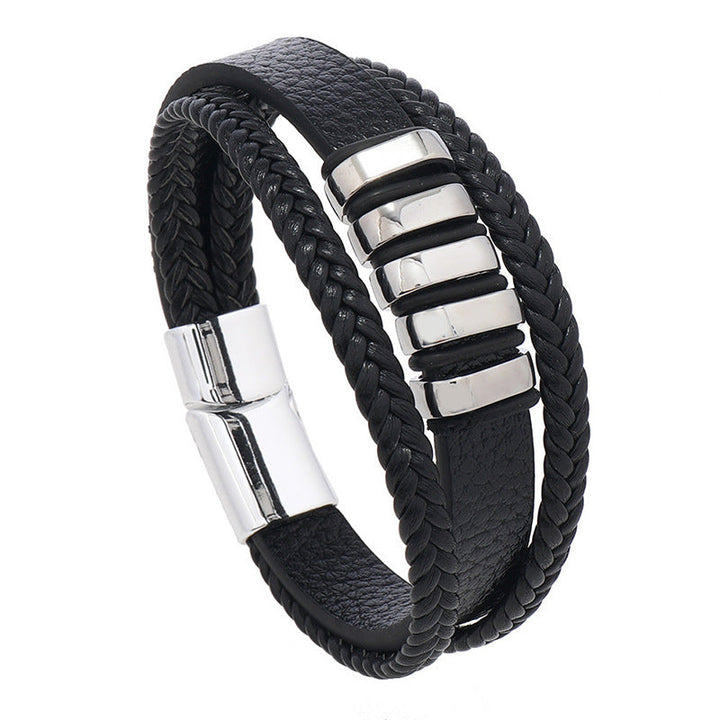 Elegante heren armband die de stijl van elke man accentueert. Een statement mode accessoire.