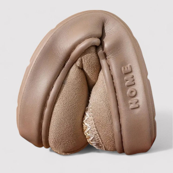 Stijlvolle unisex pantoffels in neutrale kleur, veelzijdig en comfortabel voor elk huishouden.