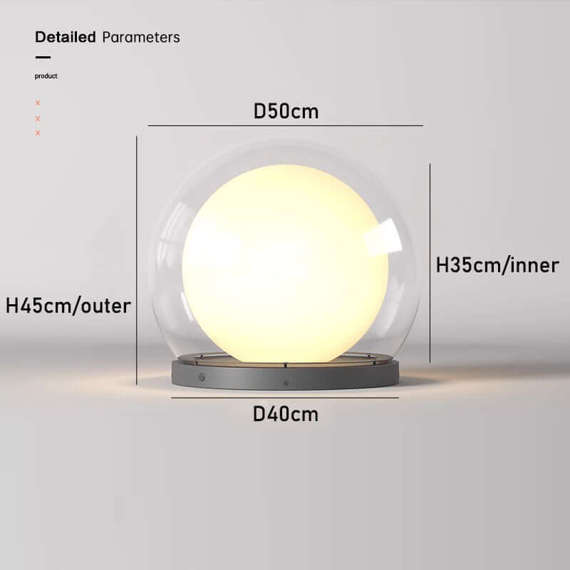 Moderne Buitenlamp - Maanvormig Design