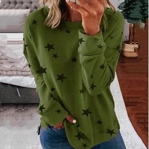 Warme dames polkadot trui in diverse kleuren (groen, grijs, kaki), ideaal voor de winter.