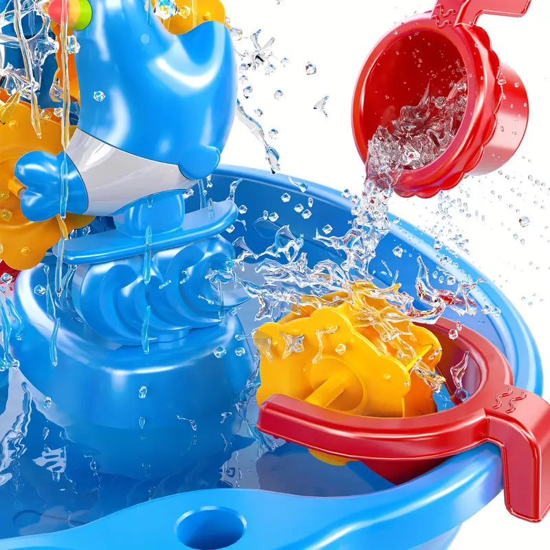 Veilige, BPA-vrije 3-laags zand- en watertafel biedt kindvriendelijk speelplezier voor peuters en kleuters.