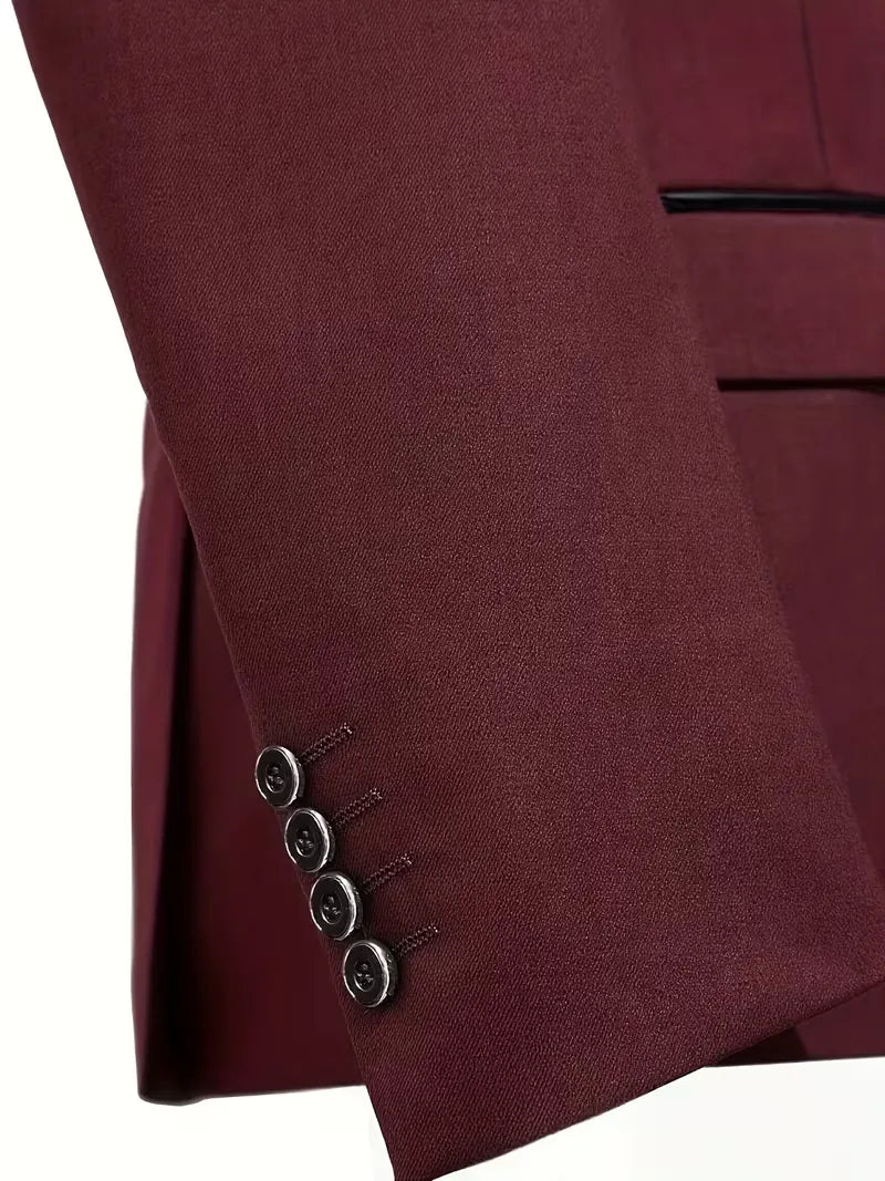 Formeel slim fit herenpak, voor de moderne man, ideaal voor elk zakelijk of feestelijk moment.