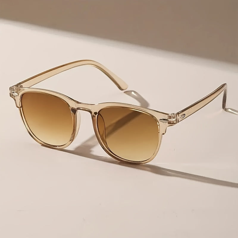 Retro heren zonnebril bruin met UV-bescherming. Stijlvol vintage accessoire voor zonnige dagen.