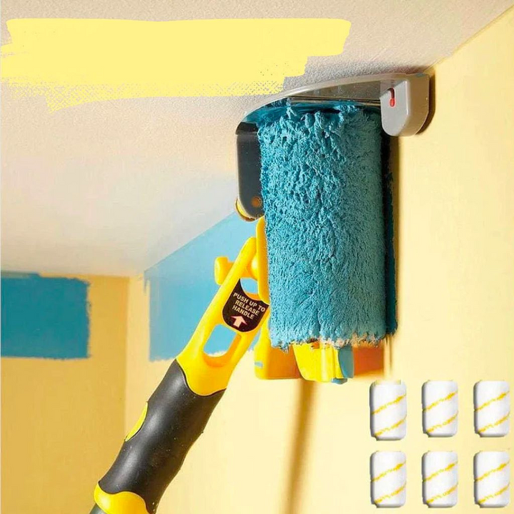 Professionele GaplessGlide schilderset voor randen, inclusief gereedschap en 3 extra verfrollers. Voor precieze verfklussen.